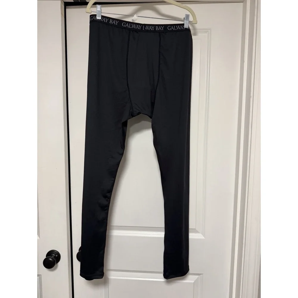 Galway Bay‎ men's thermal underwear, Black, Size XXL
